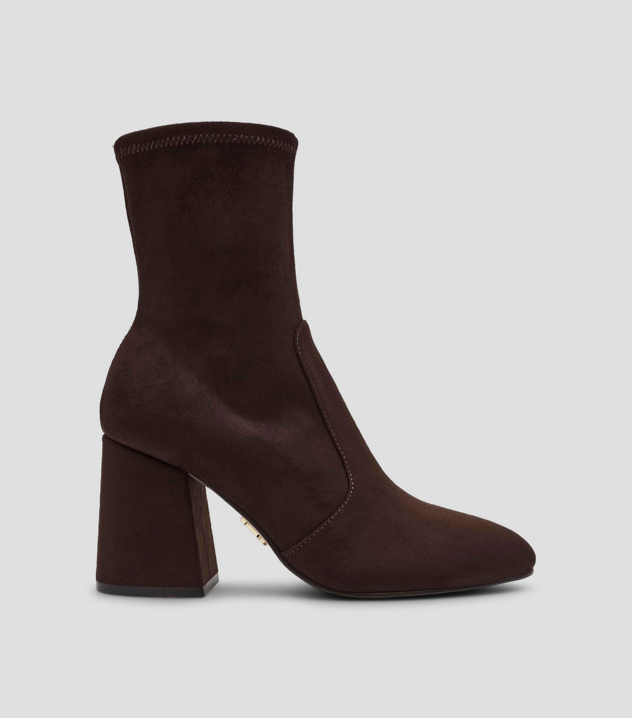 Botines con tacón alto cuadrado Mujer